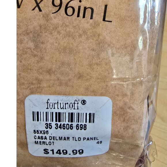 Embroidered Diamond Taffeta Drape - 1 Panel, 3 Available - Picture 5 of 9